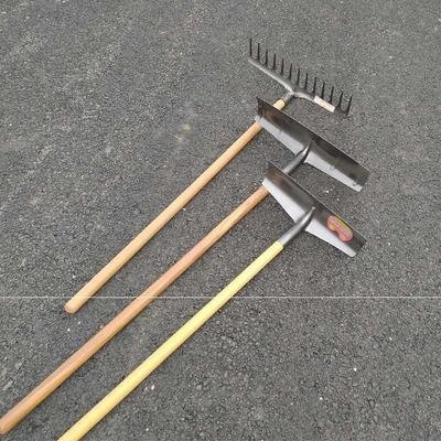 新品泥耙子收草搂刮粪农用耙子y晾晒工鸡耙神器铁耙松土板翻土定