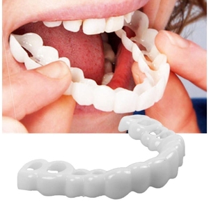 假牙套牙仿真固牙器固定美白专用神器硅胶镀膜牙齿门遮盖咬胶临时