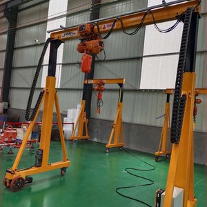 5吨10吨龙门架电动升降式龙b门吊架起重机小型移动万向行走轮