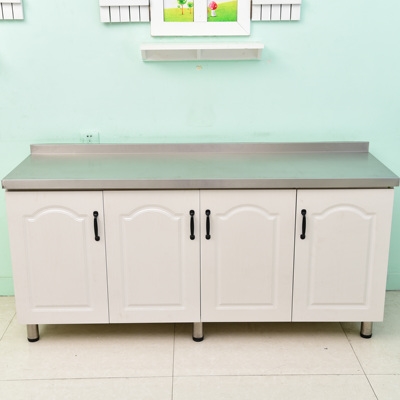 简易橱柜老式碗柜厨房柜子灶台柜家用不锈钢厨柜水槽柜包邮经济型