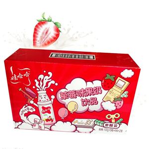 【40瓶】娃哈哈ad钙奶草莓味100ml小瓶装整箱哇哈哈酸牛奶
