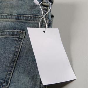 新品裤布吊d牌现货女装无纺布白色标签g简约柔软挂吊牌商标个定制