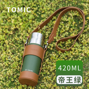 tomic特美刻保温杯焖茶杯锤纹水杯女陶瓷内胆茶水分离泡茶杯子钛