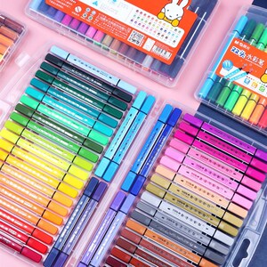 网红笔画画c2安全用1笔3r6绘水色24儿童宝宝水水彩彩色48可装包邮
