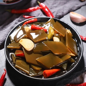 风味海带头即食咸菜酸辣海带片下菜饭凉拌菜素食小瓶装