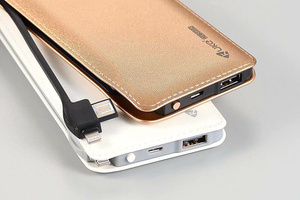 kuke/酷客k29机线一体移动电源10000毫安自带iphone头充电宝适用