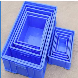 家用胶筐塑胶盆周转筐分类透明塑胶盒盒子零件箱塑料胶框工具熟料