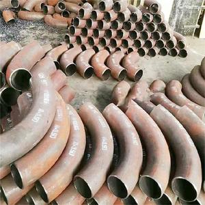 热弯接头大弯穿线管镀锌碳钢建筑大口径转接卷管?油田.冲压弯头