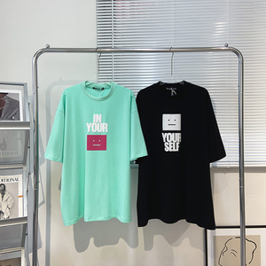 003人付款天猫acdc乐队摇滚t恤美式印花衣服纯棉圆领宽松短袖半袖衣服