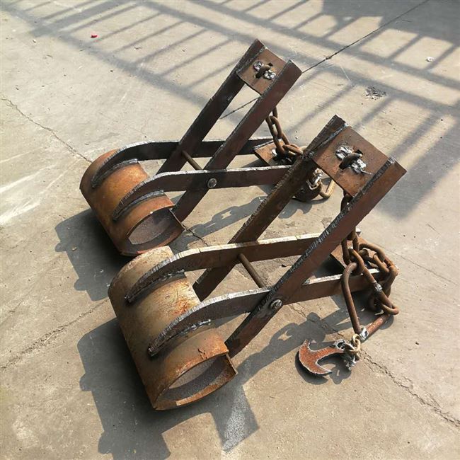 g子电杆具泥夹器起吊重水神车装卸夹装具杆夹子杆夹线电电