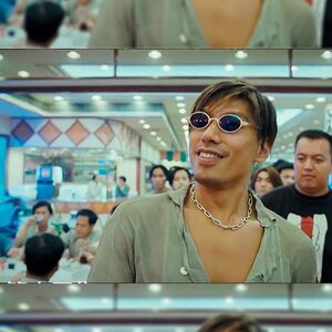 古惑仔乌鸦哥眼镜椭圆小框太阳眼镜千禧太子镜个性嘻哈土酷潮墨镜