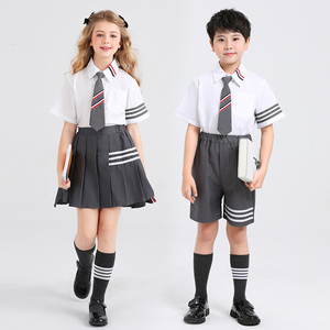 六一儿童合唱演出服幼儿园毕业照班校服小学生朗诵比赛表演服装jk