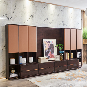 家装,建材 客厅家具 视听柜 胡桃木客厅电视柜