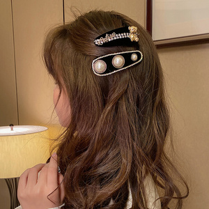 网红2020年新款复古发夹侧边头发夹子后脑勺发卡气质韩国ins头饰