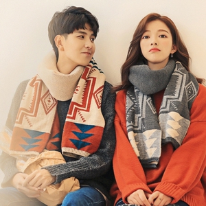 情侣女围巾冬季大号情侣款2021新款韩系米驼色ins潮一对百搭韩版