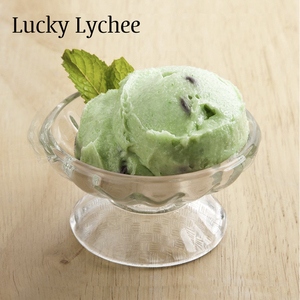 lucky lychee玻璃碗冰激凌沙拉冰淇淋杯布丁蘸酱必胜客同款甜品碗