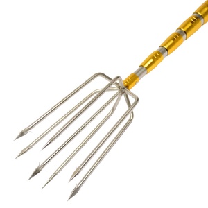 叉d鱼器加长黑鱼勾不锈钢鱼叉渔具大物射鱼耙子圆青蛙y扠杈叉子垂
