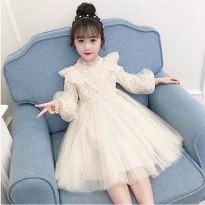 2024新款女童连衣裙秋冬装韩版超洋气小女孩长袖儿童加绒公主裙子