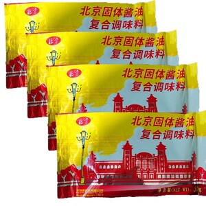 六必居金狮固体酱油北京风味酱油膏浓缩固体酱油330克/袋