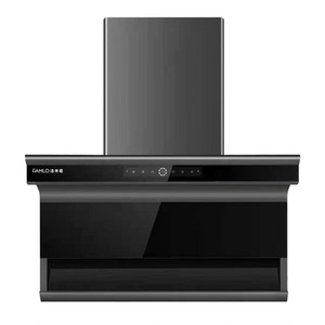 法米诺电器h1b油烟机吸力强劲一键热清洗体感 触控操作