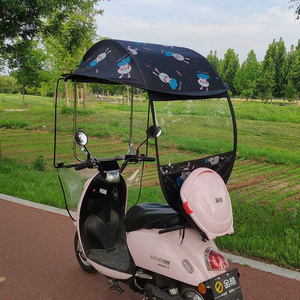 电动二轮车防雨j防晒遮阳伞踏板摩托遮雨蓬车棚挡风夏季通用太0人付款