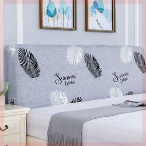 老式床头套靠背弹力加厚亲肤遮盖ins木皮北欧保护罩半圆形盖布网.