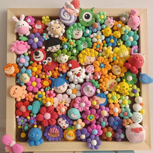 diy手工相框自制手工礼物相册超轻粘土手工diy材料包儿童无毒黏土