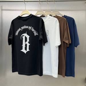 ok兄弟旗舰店heybro胸字母b标宽松男女潮牌t恤