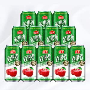 海天爱果者苹果醋饮310ml*12整箱0脂发酵型苹果醋果蔬汁酿造饮料