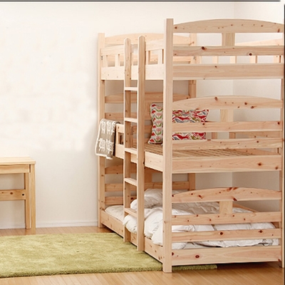 多功能高低床三层