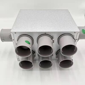 新风系统金属分风箱风机分支箱新风系统静压分配器消音风箱一分六