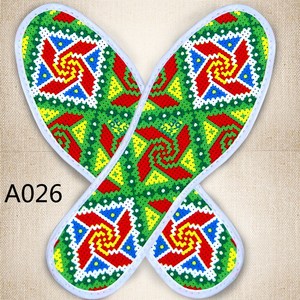 绣花鞋垫工自己秀纯棉十字绣鞋垫自己绣男女手工绣花鞋底垫半成品