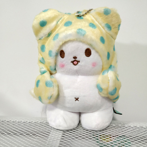 日单 三丽鸥sanrio 毛毯熊莫普  可站立毛绒公仔挂件 尾货 新品