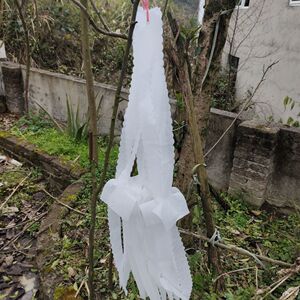 清明节用品挂清挂纸灯笼纯白挂山纸上坟坟飘贵州传统殡葬祭祀扫墓