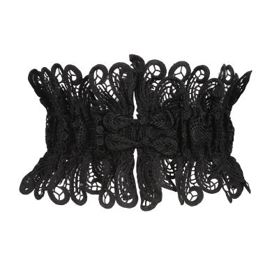 绣花潮流腰装饰透气裙子镂空超蕾丝女士腰带封束腰花边绣花弹力宽