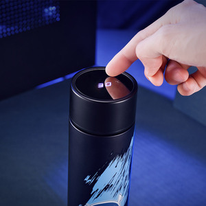 名侦探柯南水杯幸运石官方正版动漫周边 怪盗基德柯南 感温保温杯