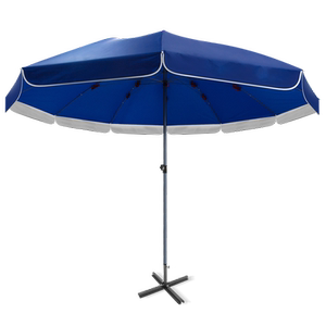 商用大太阳伞室外庭院伞户外摆摊圆形雨伞折叠伸缩遮阳伞2.5米