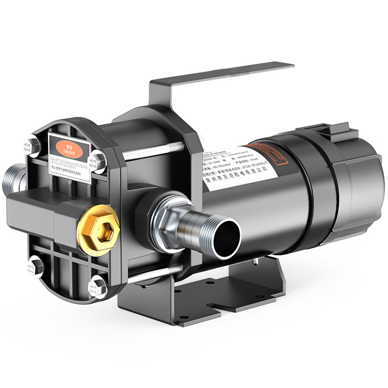 卡蚁齿轮式正反转电动抽油泵12v/24v/220v自吸泵直流柴油泵抽油机