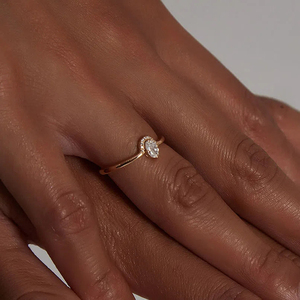 【摩登爱情】S925纯银镶嵌异形钻锆石戒指小众高级气质款时尚百搭