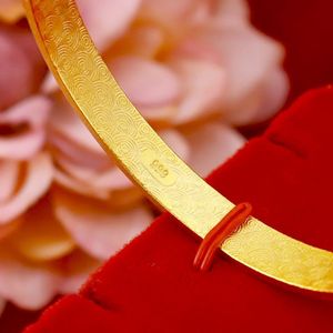 老庙黄金手镯实心999足金