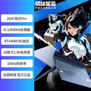 机械革命极光pro酷睿i7电竞15.6寸4060游戏本165Hz学生笔记本电脑