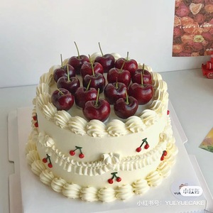 车厘子巧克力费列罗草莓网红水果流行橱窗仿真生日蛋糕模型定制
