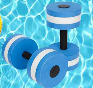 EVA水上哑铃 漂浮有氧运动游泳装备水中瑜伽防护防撞垫