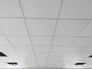 日本购适用三防pvc洁净吊顶板 贴面装饰石膏板600x600商务天花 质