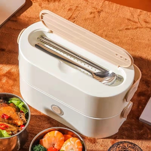 美的联名电热饭盒保温可插电加热自热蒸饭煮饭菜带饭桶锅上班族便