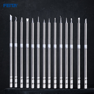 feita t12烙铁头内热式恒温电铬铁焊接配件刀头圆尖头洛铁头焊咀
