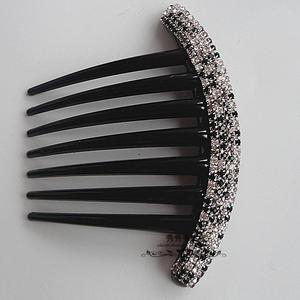 高档韩国七齿发梳插梳简约水钻发插发簪刘海梳发饰头饰盘发饰碎发