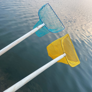 tb451679882淘宝超密捞鱼网可自由伸缩杆兜抓鱼渔细网工具大全