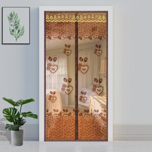 单门门帘防蚊网沙