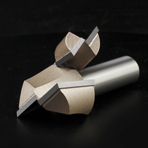 乐匠木工刀具清底刀雕刻机平底刀木工修边机刀头开槽铣底锣铣刀